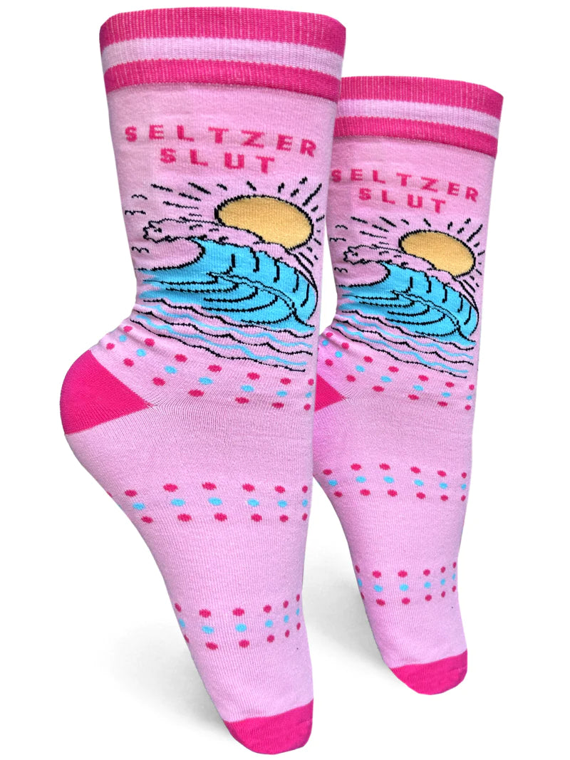 Seltzer Slut | Women's Crew Socks