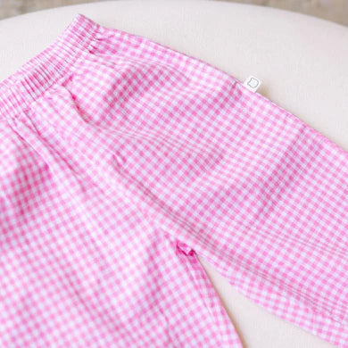 Gingham Pants - PINK