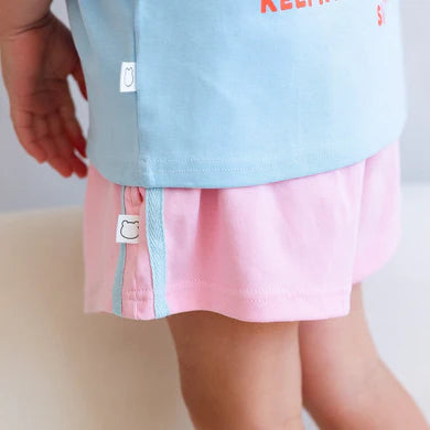 Organic Cotton Double Striped Shorts