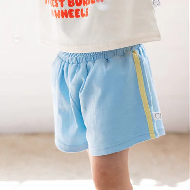 Organic Cotton Double Striped Shorts