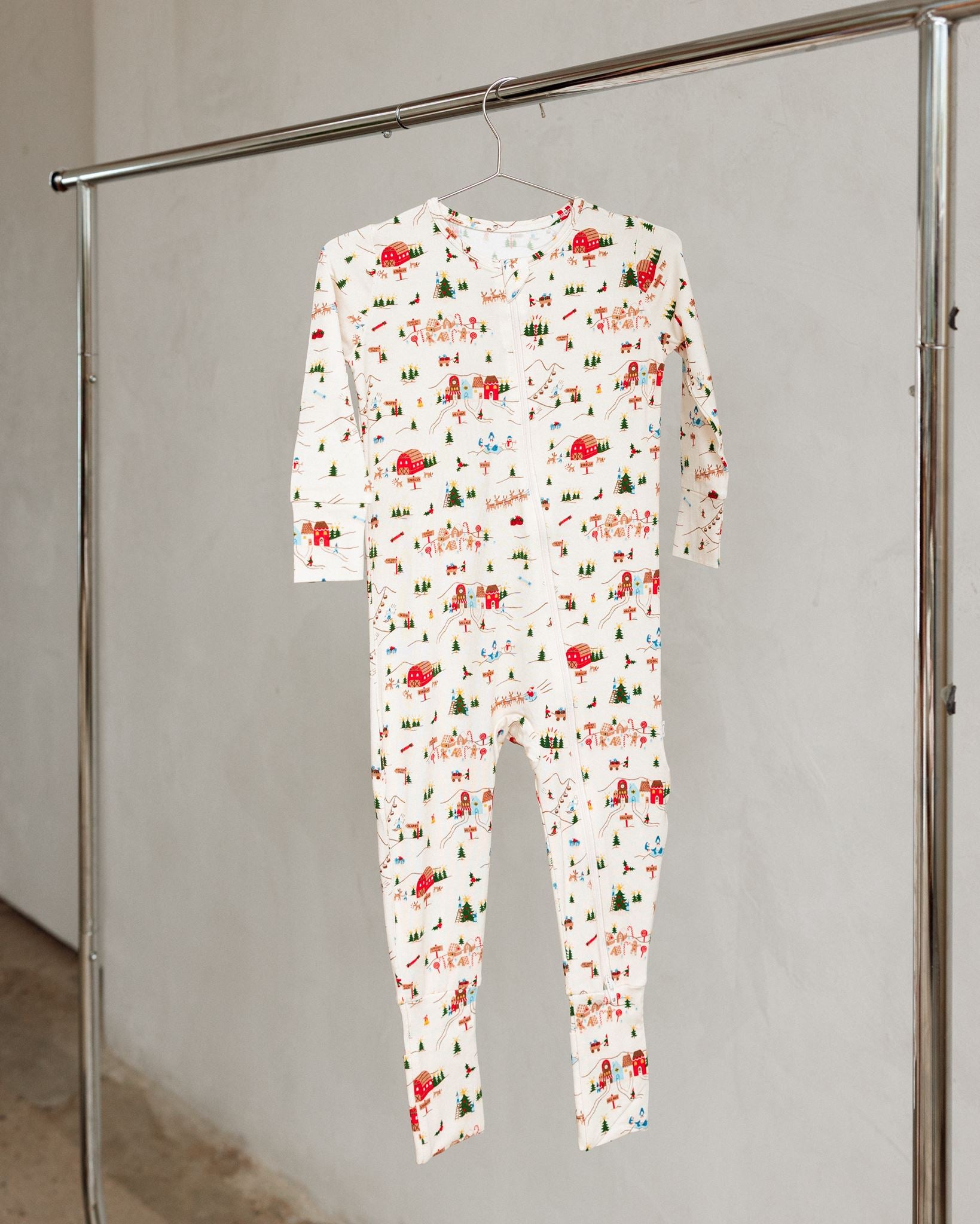 Family Christmas Village Matching PJs