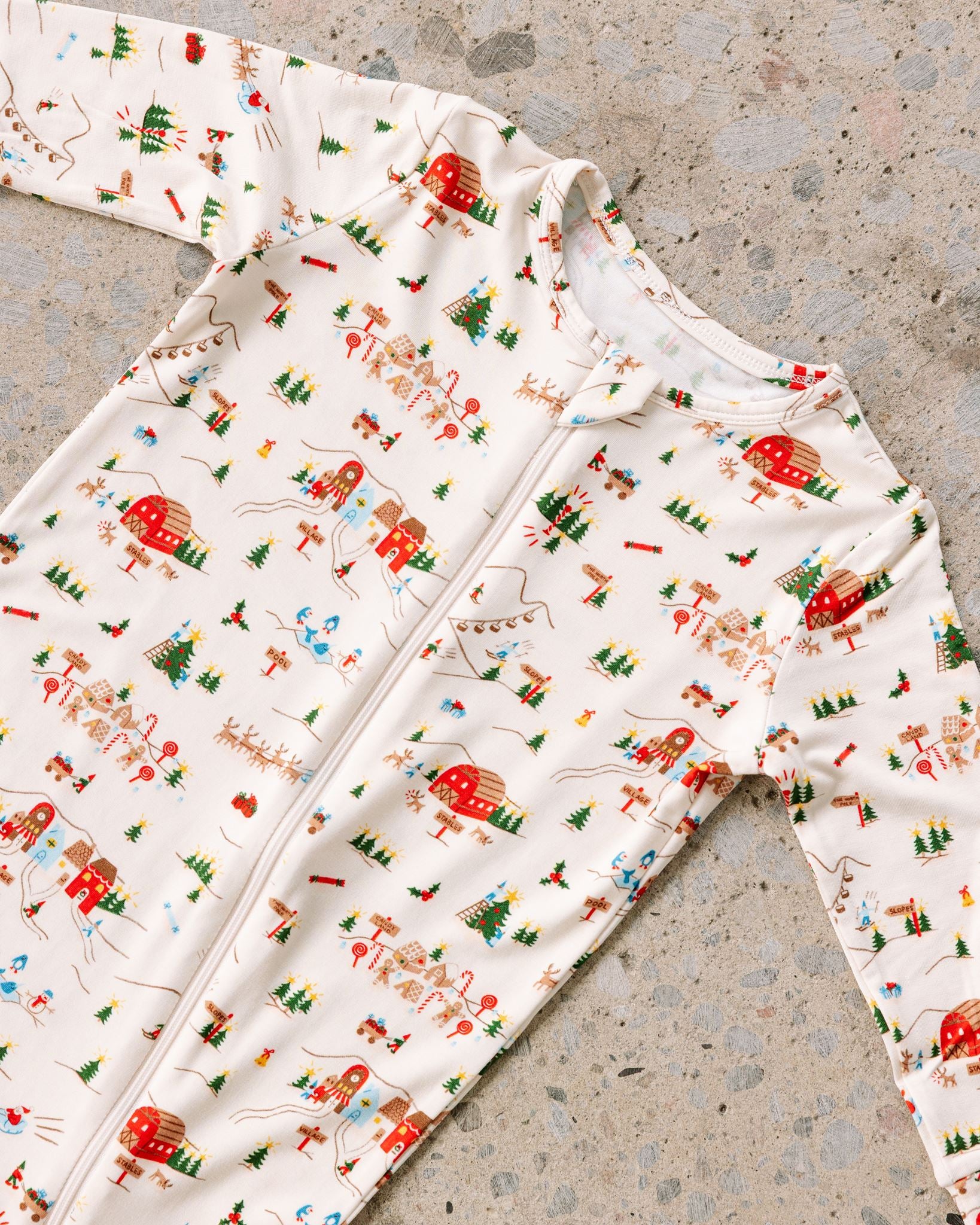 Family Christmas Village Matching PJs