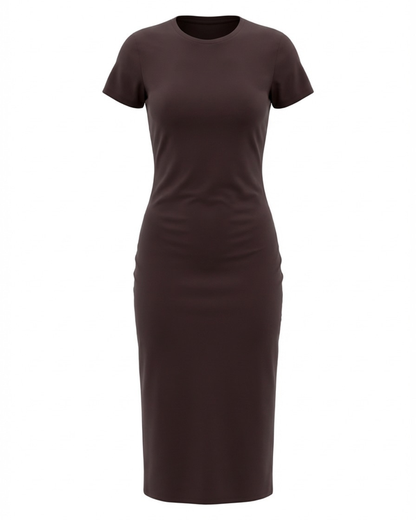 Willa Tee Shirt Dress Espresso