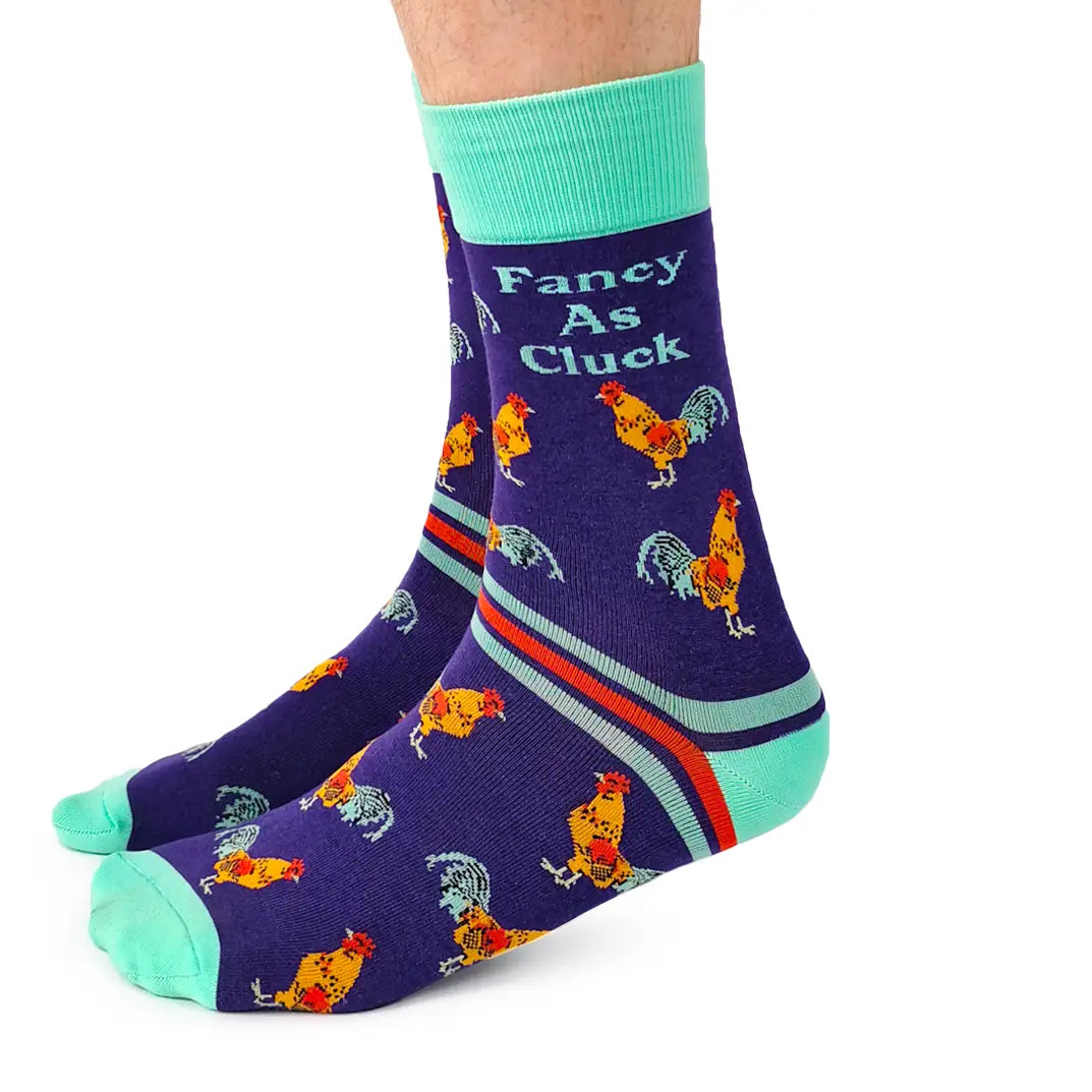 Fancy As Cluck Socks-Mens