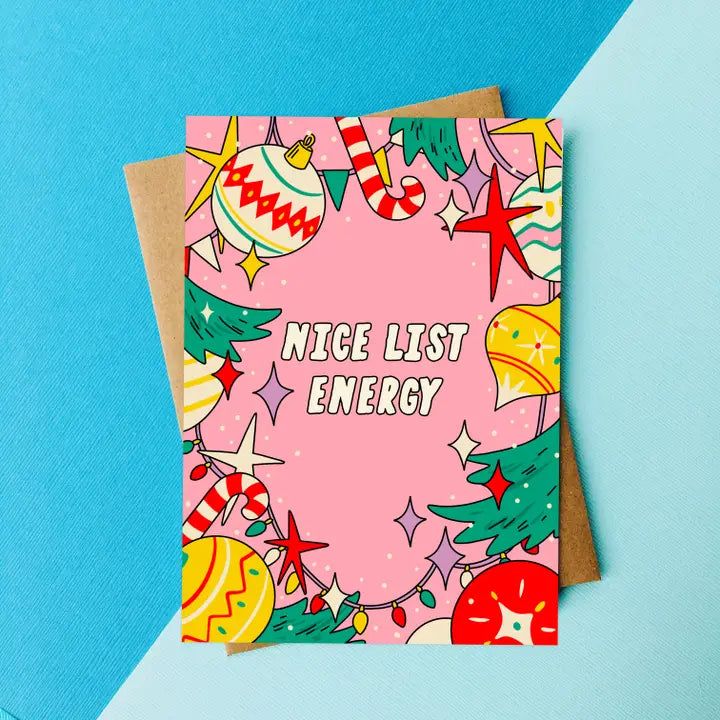 Nice List Christmas Card