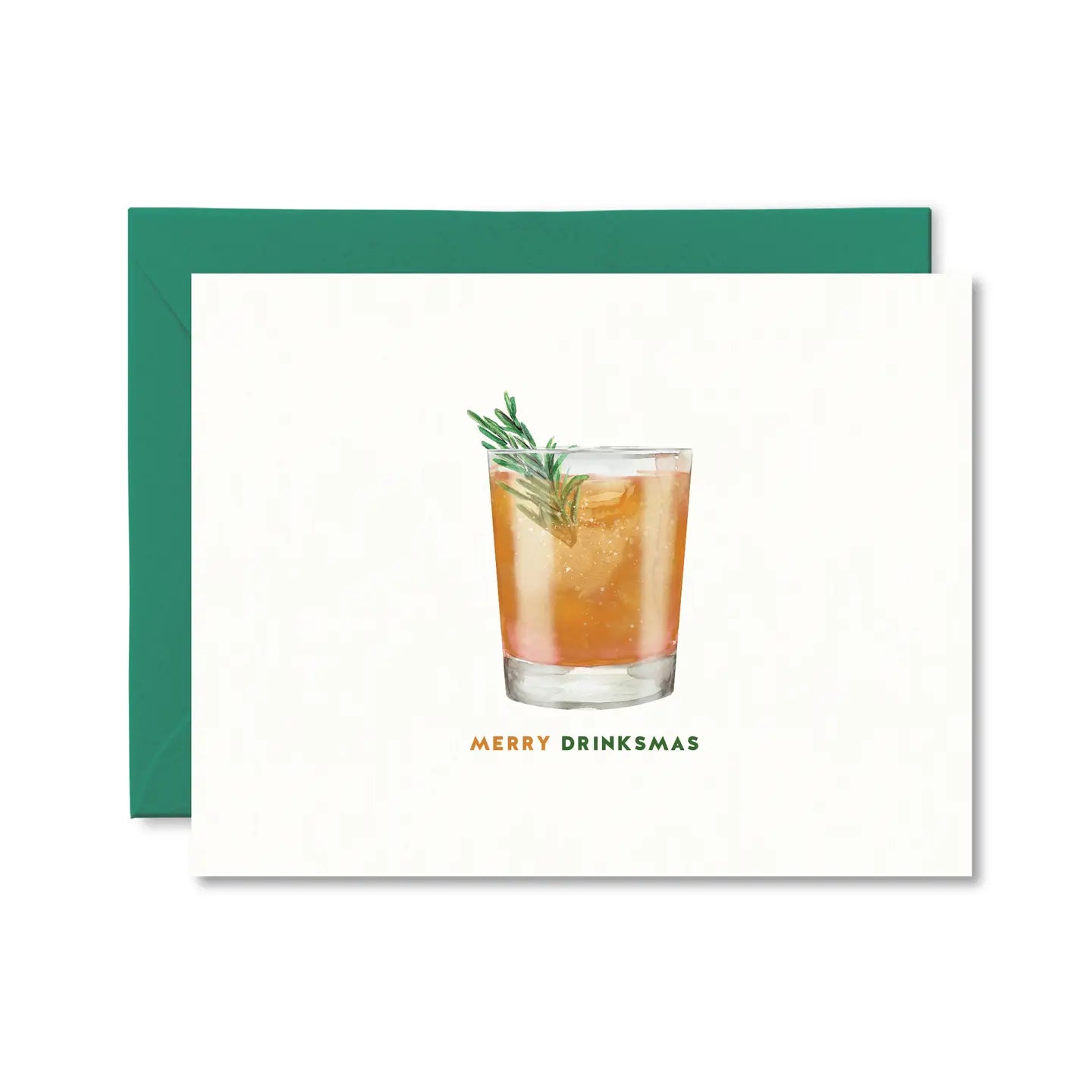 Merry Drinksmas Funny Christmas Card