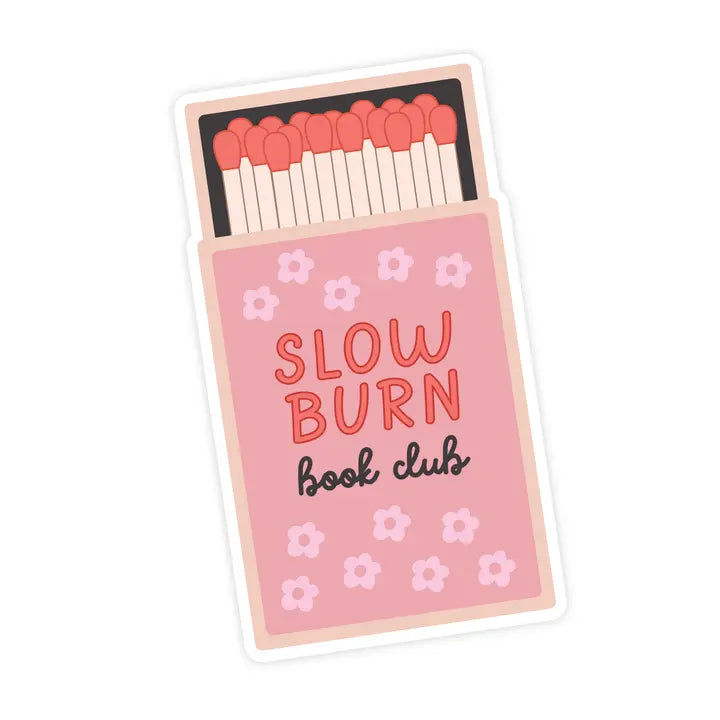 Slow Burn Book Sticker