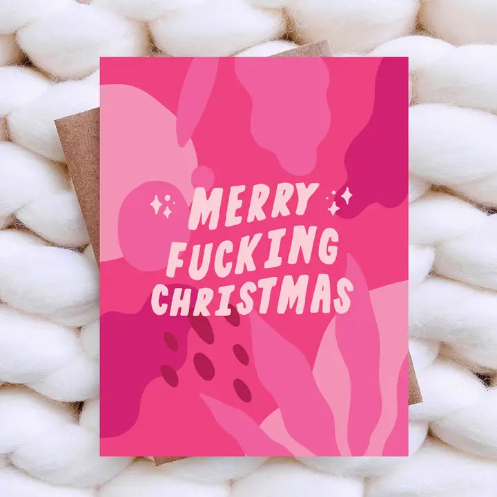 Merry Fucking Christmas Christmas Card