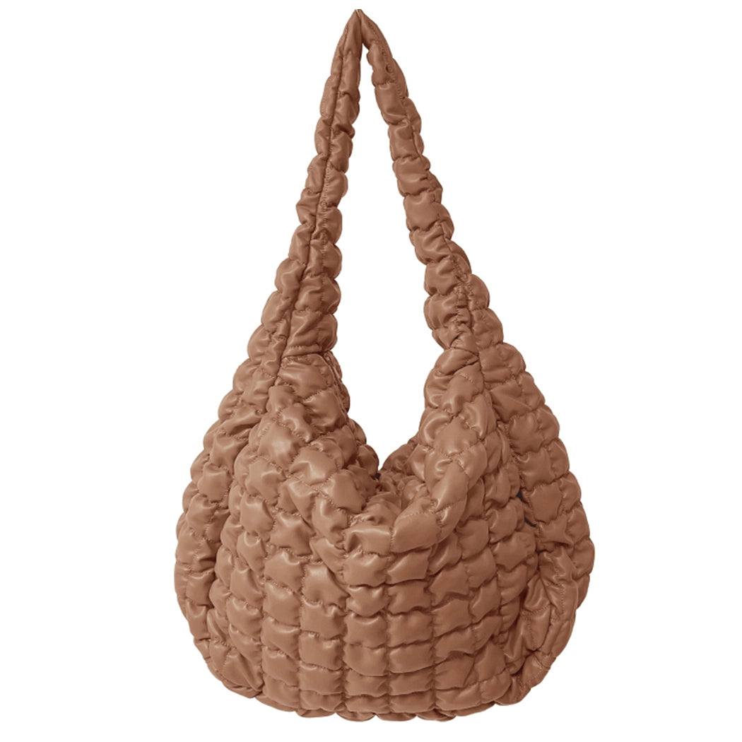 Stylish Quilted Puffer Lightweight Large Handbag