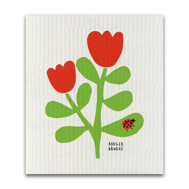 Ladybug Sponge Cloth