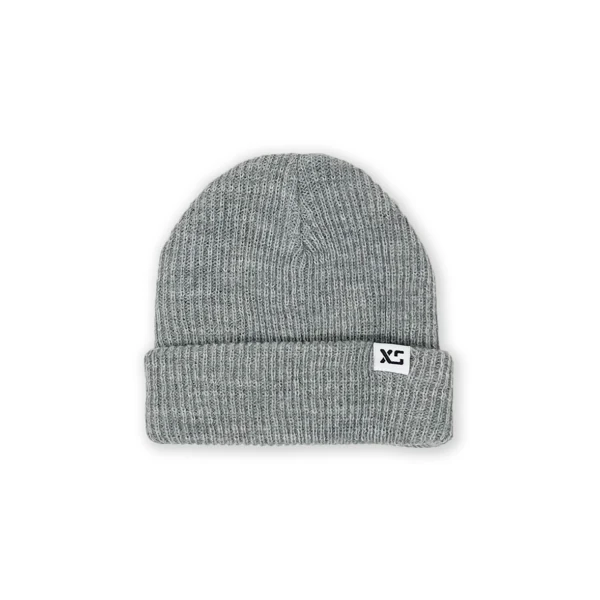 Baby Beanie- Heather Grey 0-6m