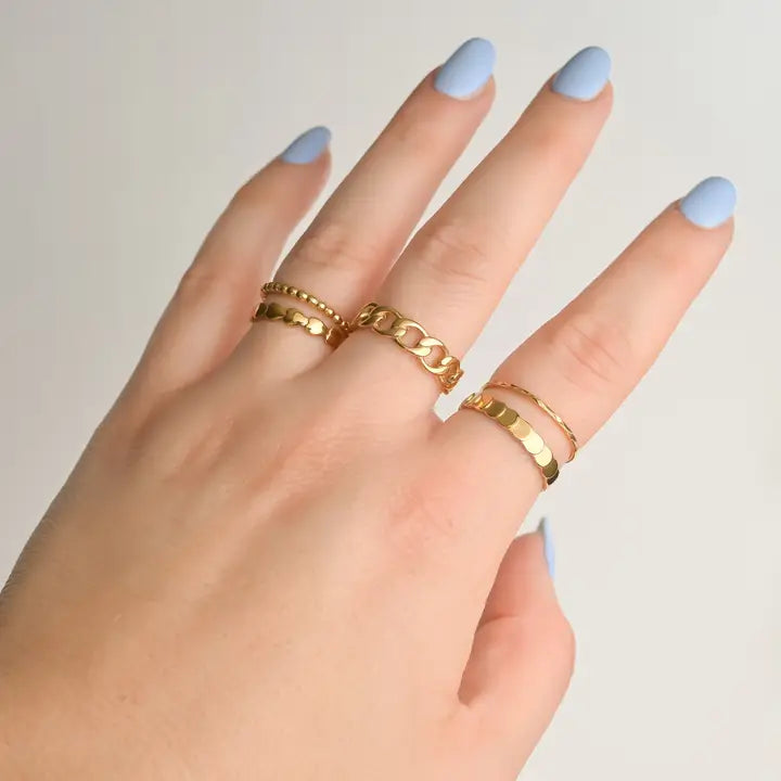 Dainty Gold Rings