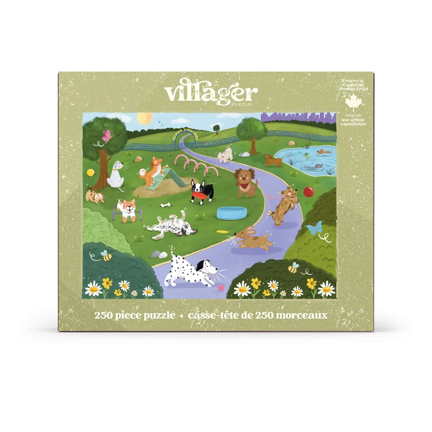 Bark Park | 250-Piece Puzzle | Designed in Canada