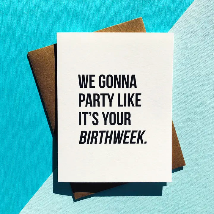 Birthweek Birthday Card