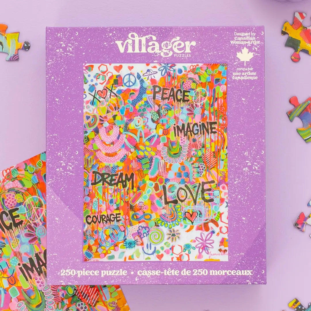 Pink Graffiti | 250-Piece Puzzle | Designed in Canada