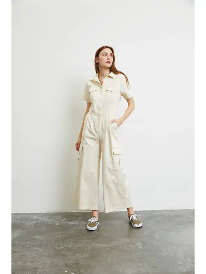 Utility-Inspired Done-in-One Jumpsuit