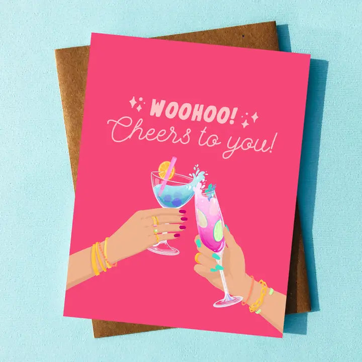 Cheers To You Congratulations Card