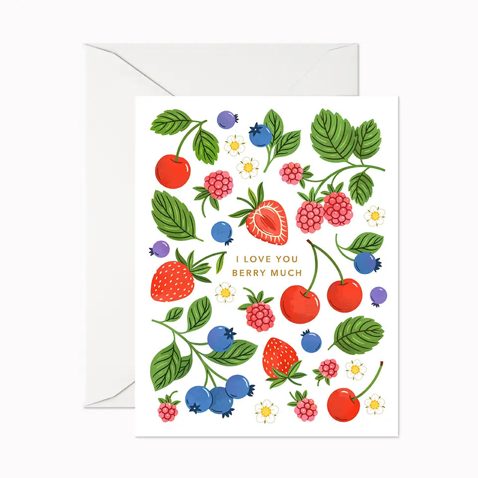 Love You Berry Much | Greeting Card