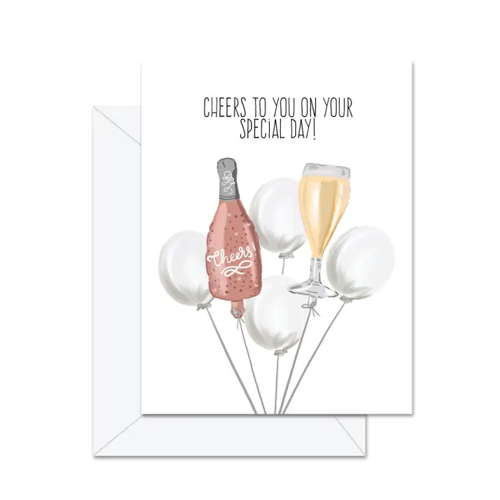 Cheers To You On Your Special Day - Card