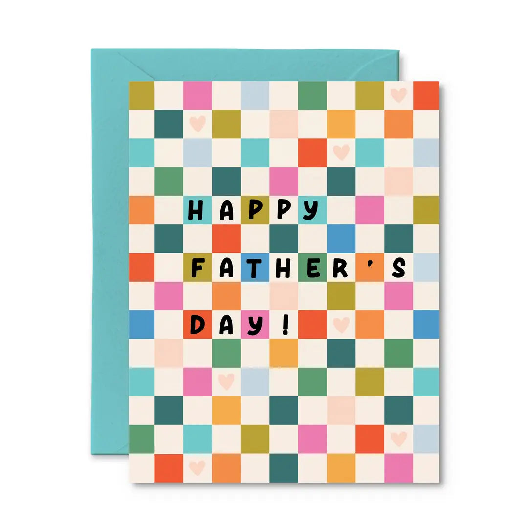 Happy Father's Day Checkered | Greeting Card