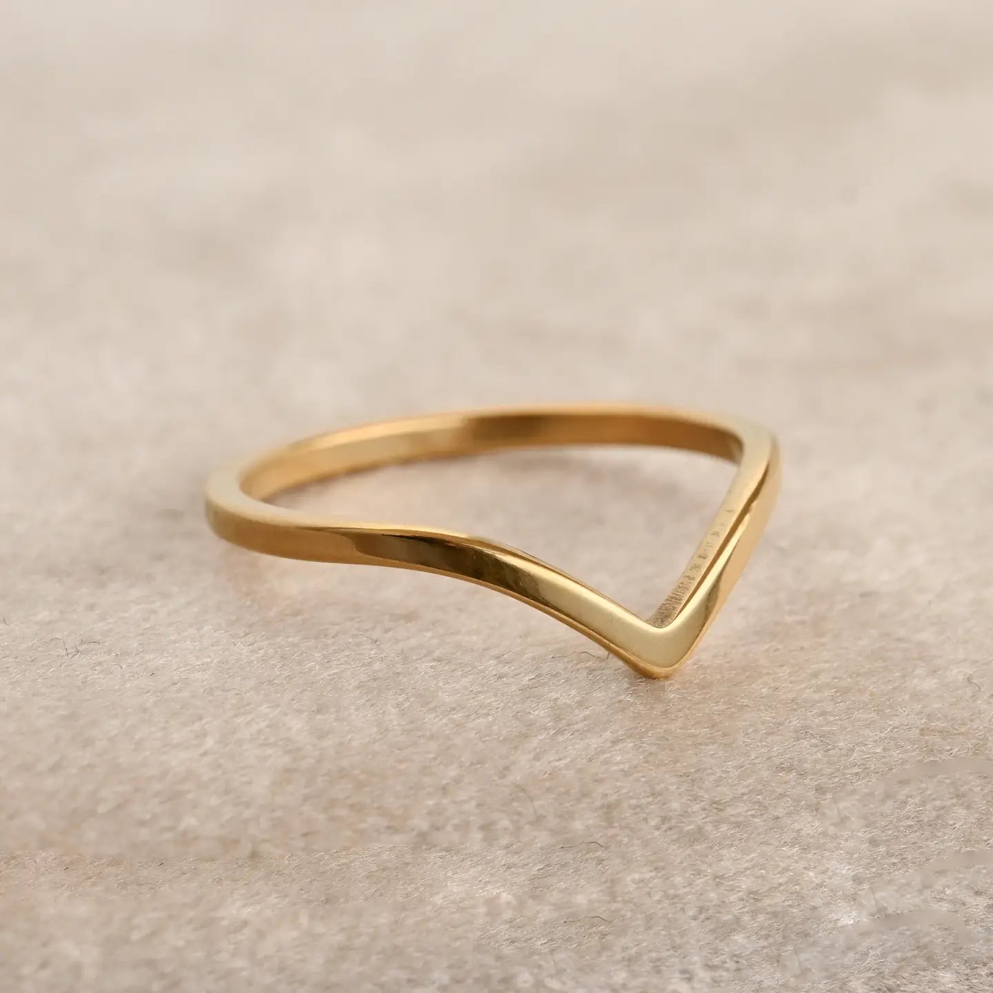 Wishbone Stacker Ring