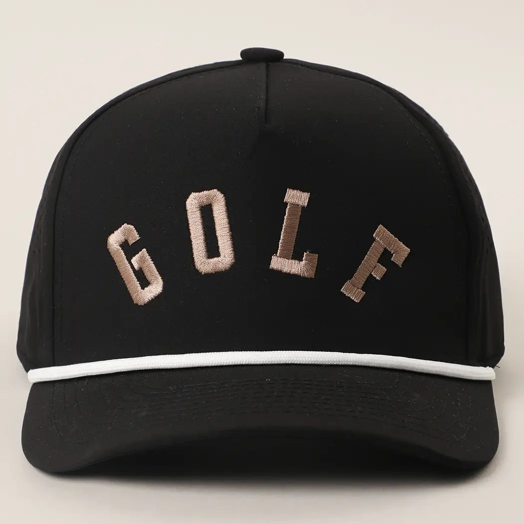 Golf Solid Color Premium Materials Trucker Hat