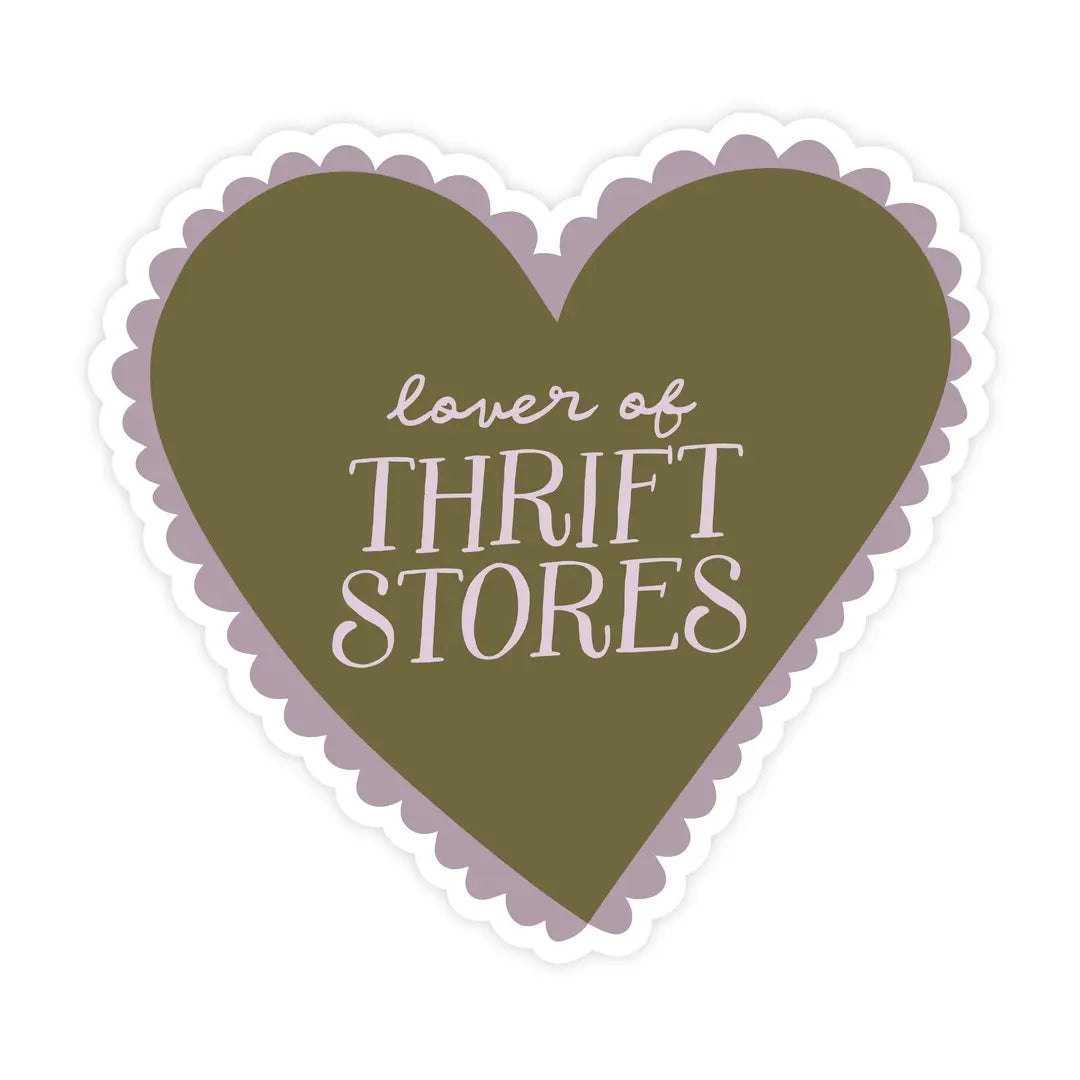 Lover of Thrift Stores Sticker