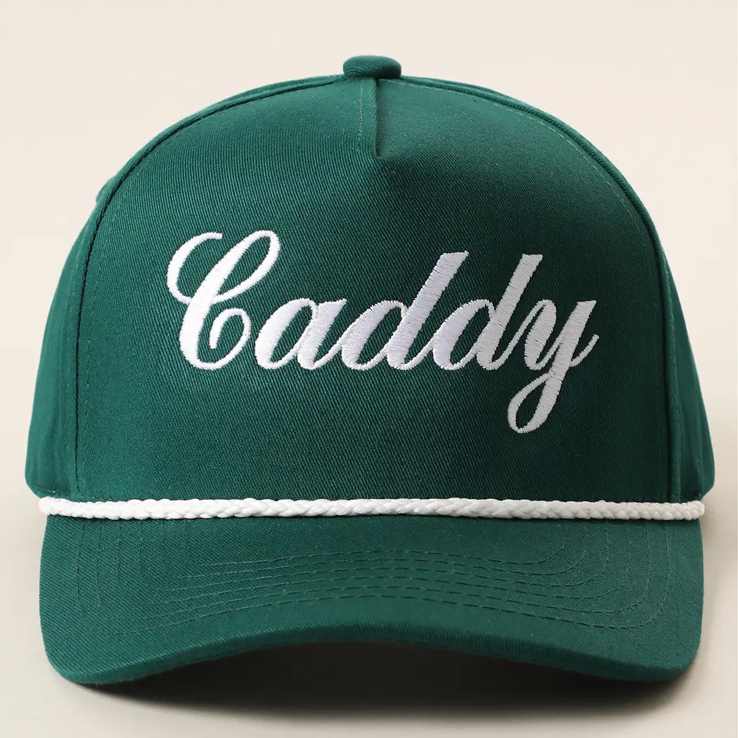 Caddy Embroidered Rope Trucker Hat
