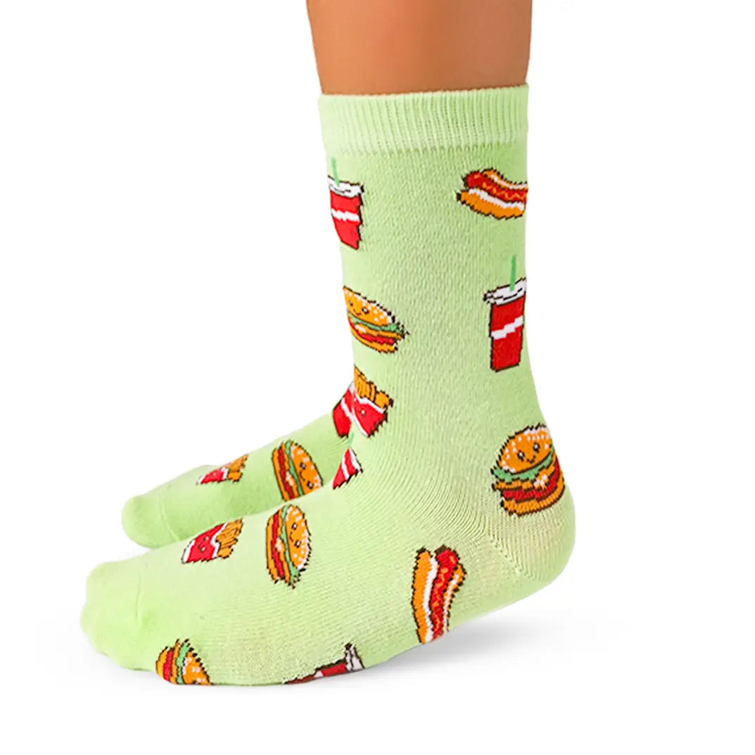 Burgers and Fries Socks - For Kids