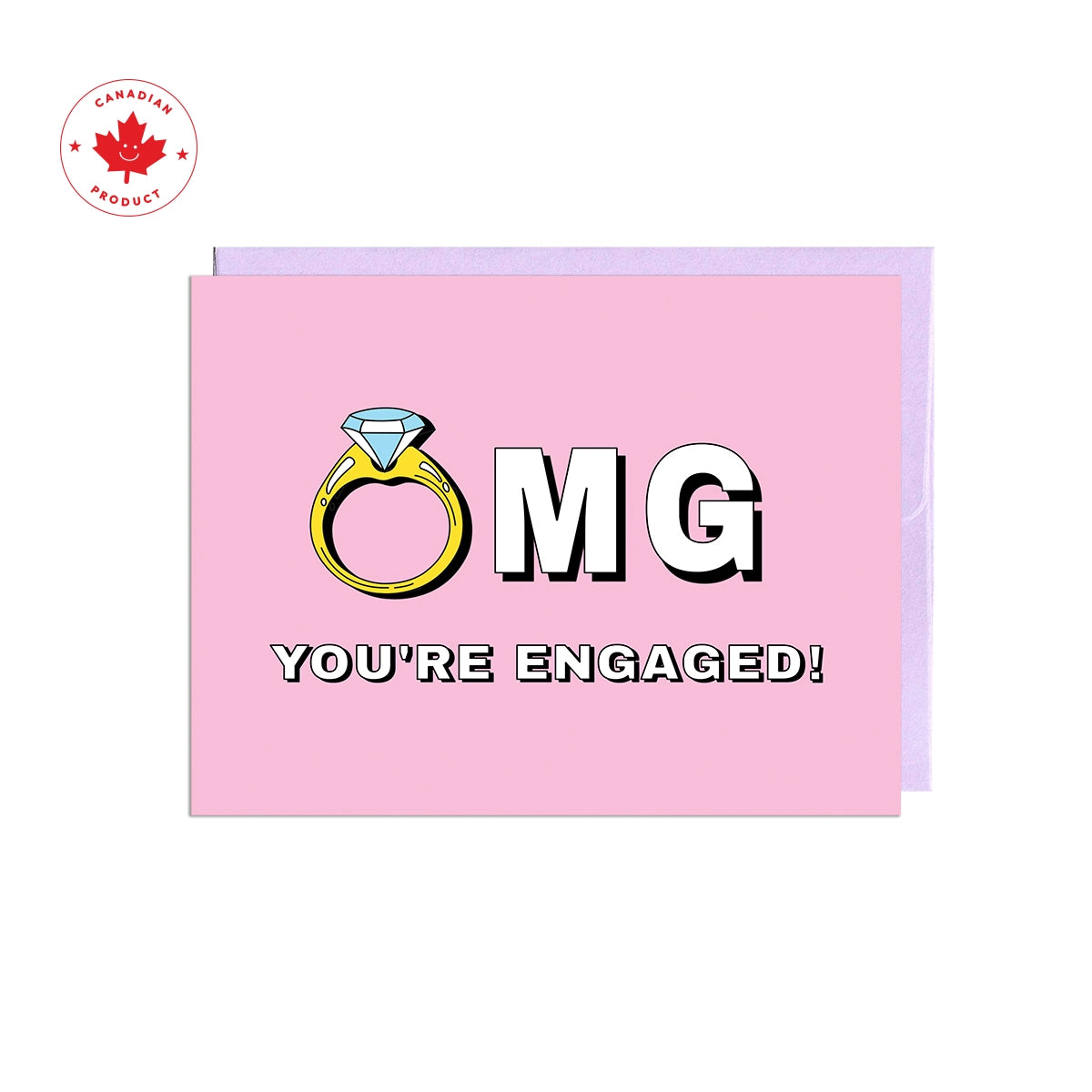 Omg Engaged! | Engagement Card