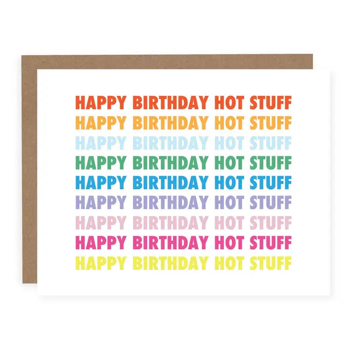 Happy Birthday Hot Stuff Card