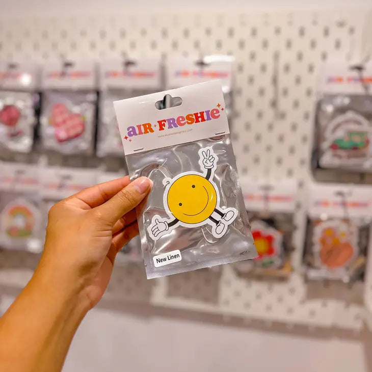 Happy Character Air Freshener | New Linen Scent