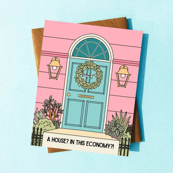 Funny Housewarming Card, Funny New Home / Moving Card