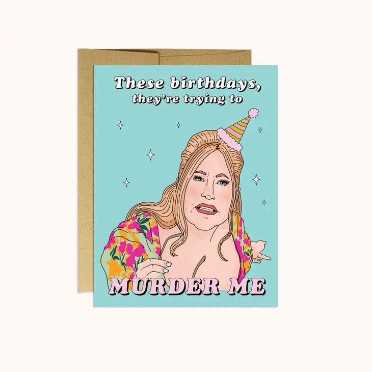 Murder Me - Birthday Card