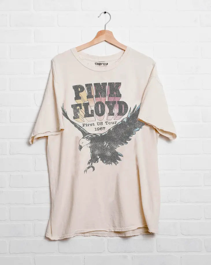 Pink Floyd Eagle Off White Thrifted Tee