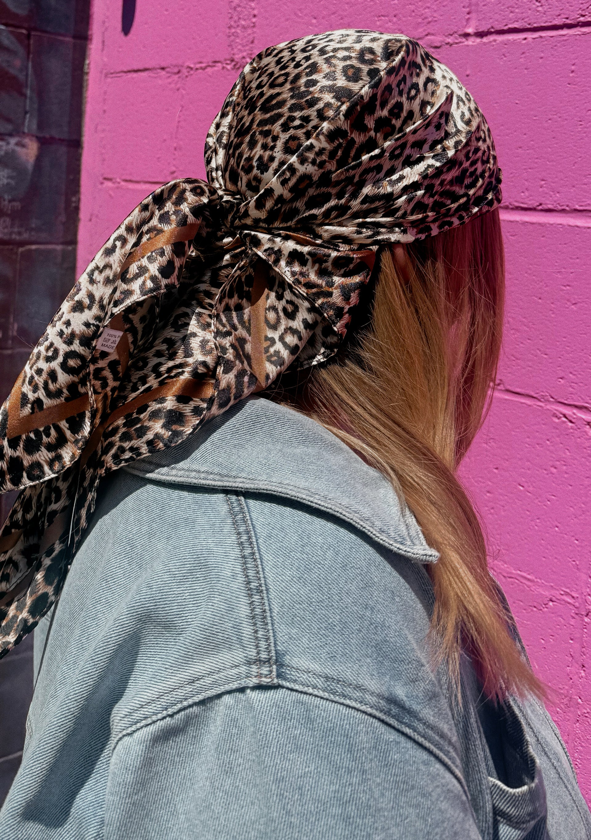 Liberty Leopard Wild Rag - 36x36