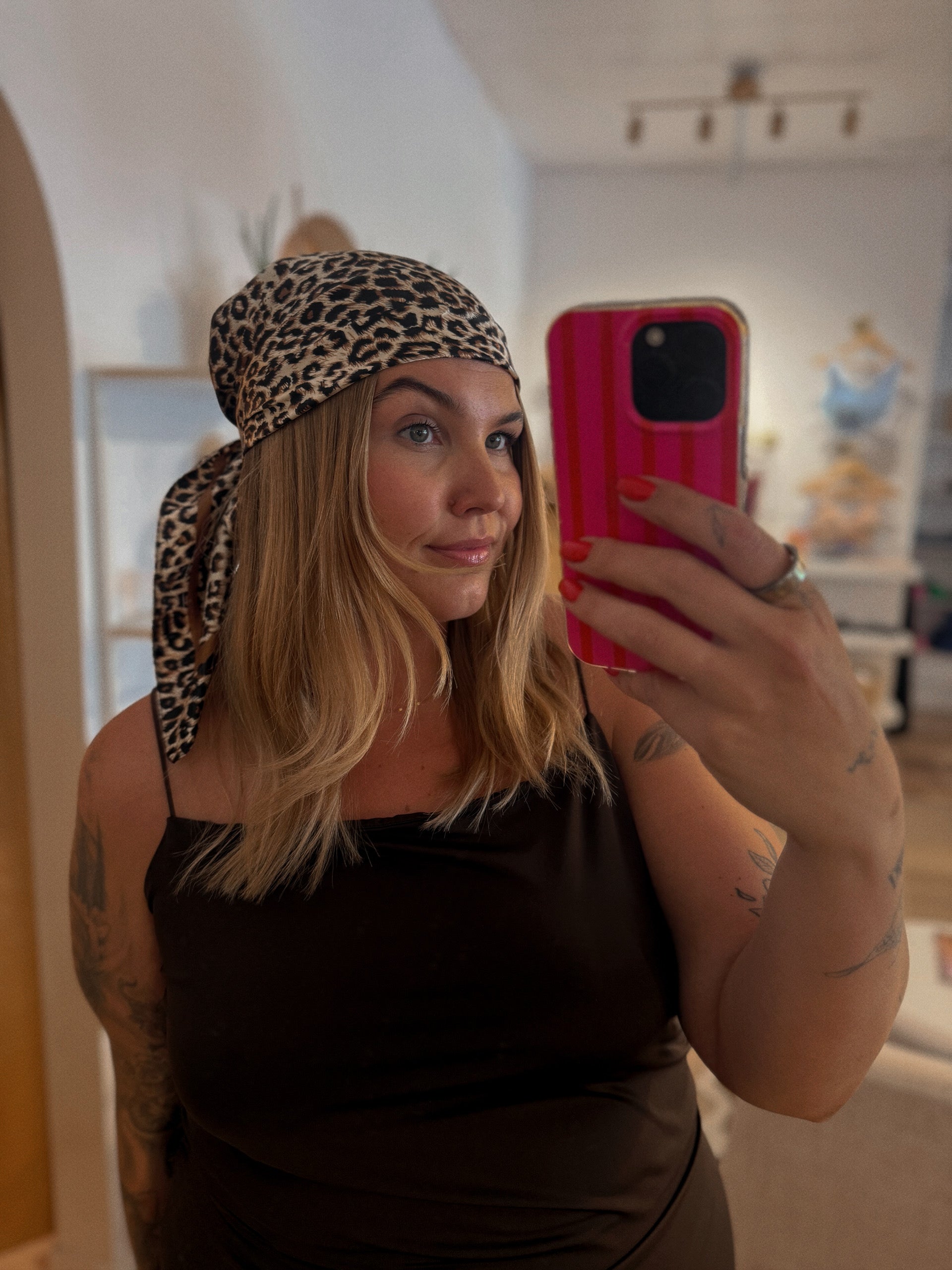 Liberty Leopard Wild Rag - 36x36