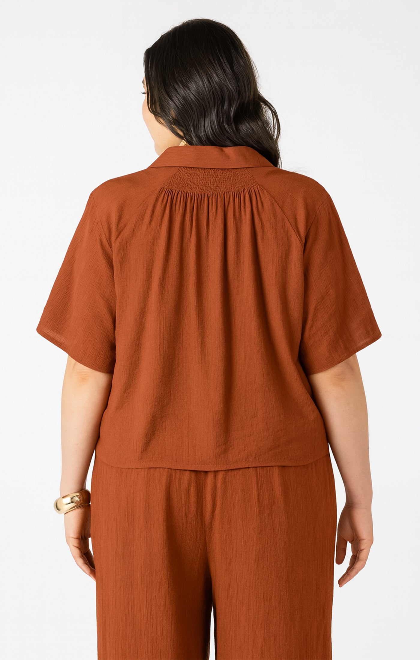 SHORT SLEEVE BLOUSE