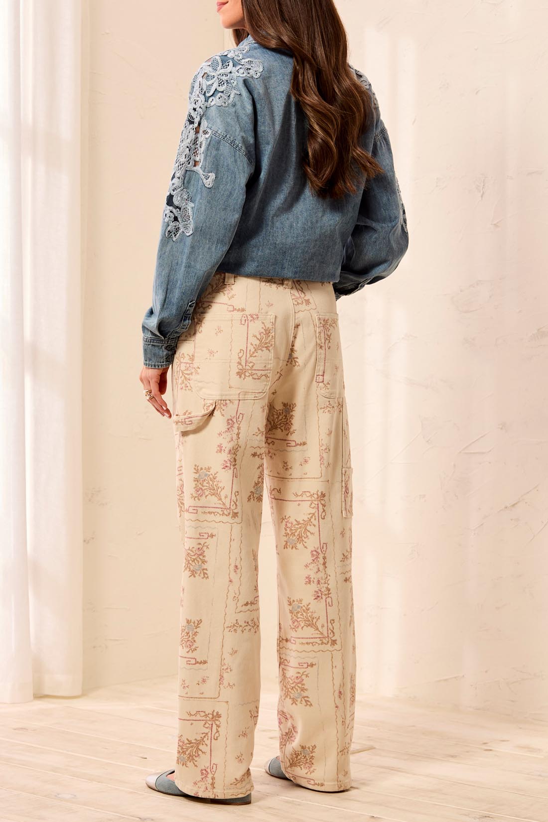 AUDREY PRINTED CARPENTER