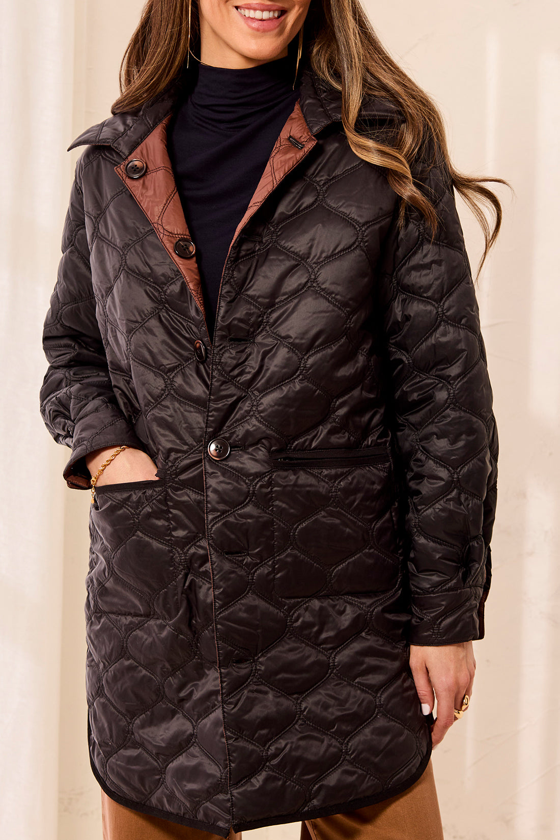 REVERSIBLE QUILTED JACKET
