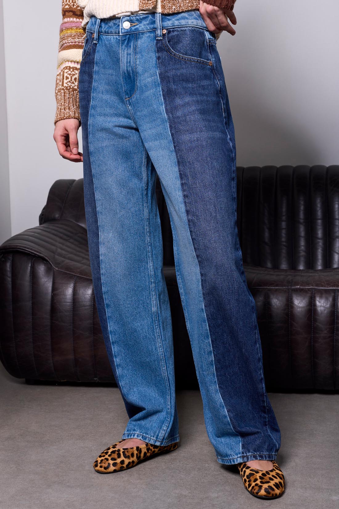 BROOKE MIX DENIM STRAIGHT DENIM