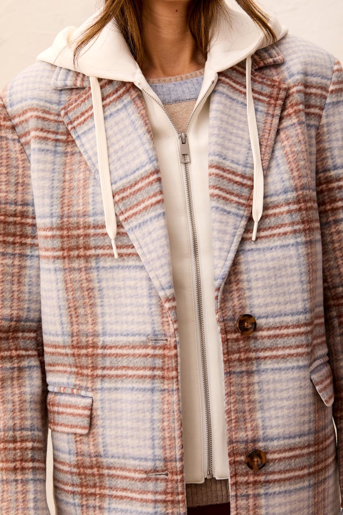 CAR COAT W/ REMOVABLE HOOD