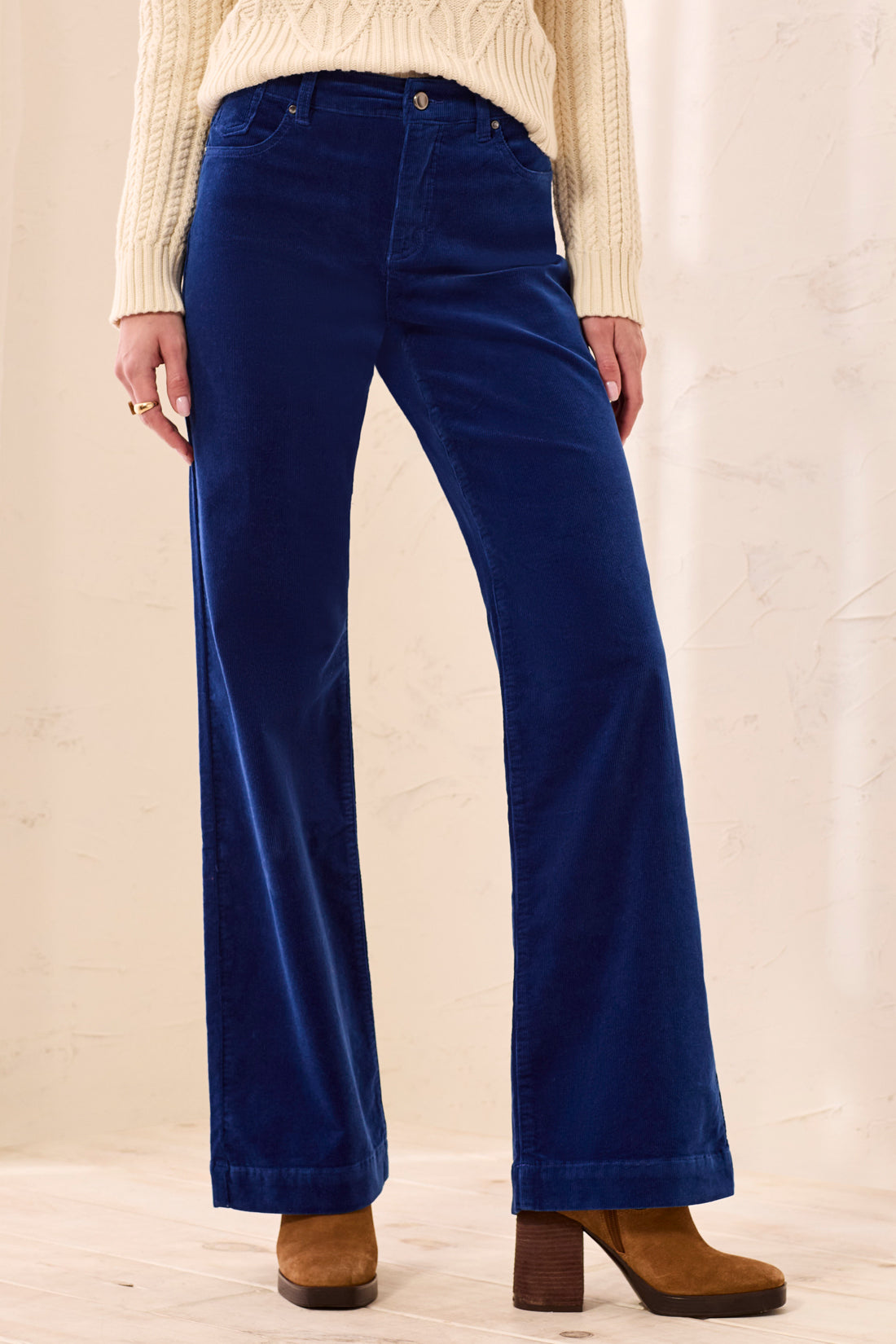 CORDED BLUE PANT