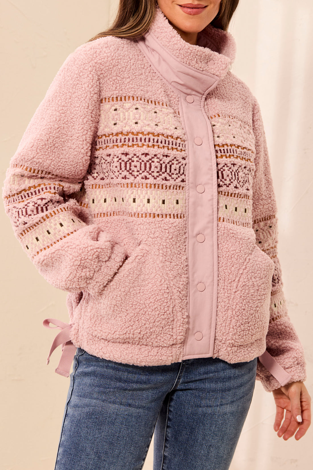 LINED SHERPA JACKET