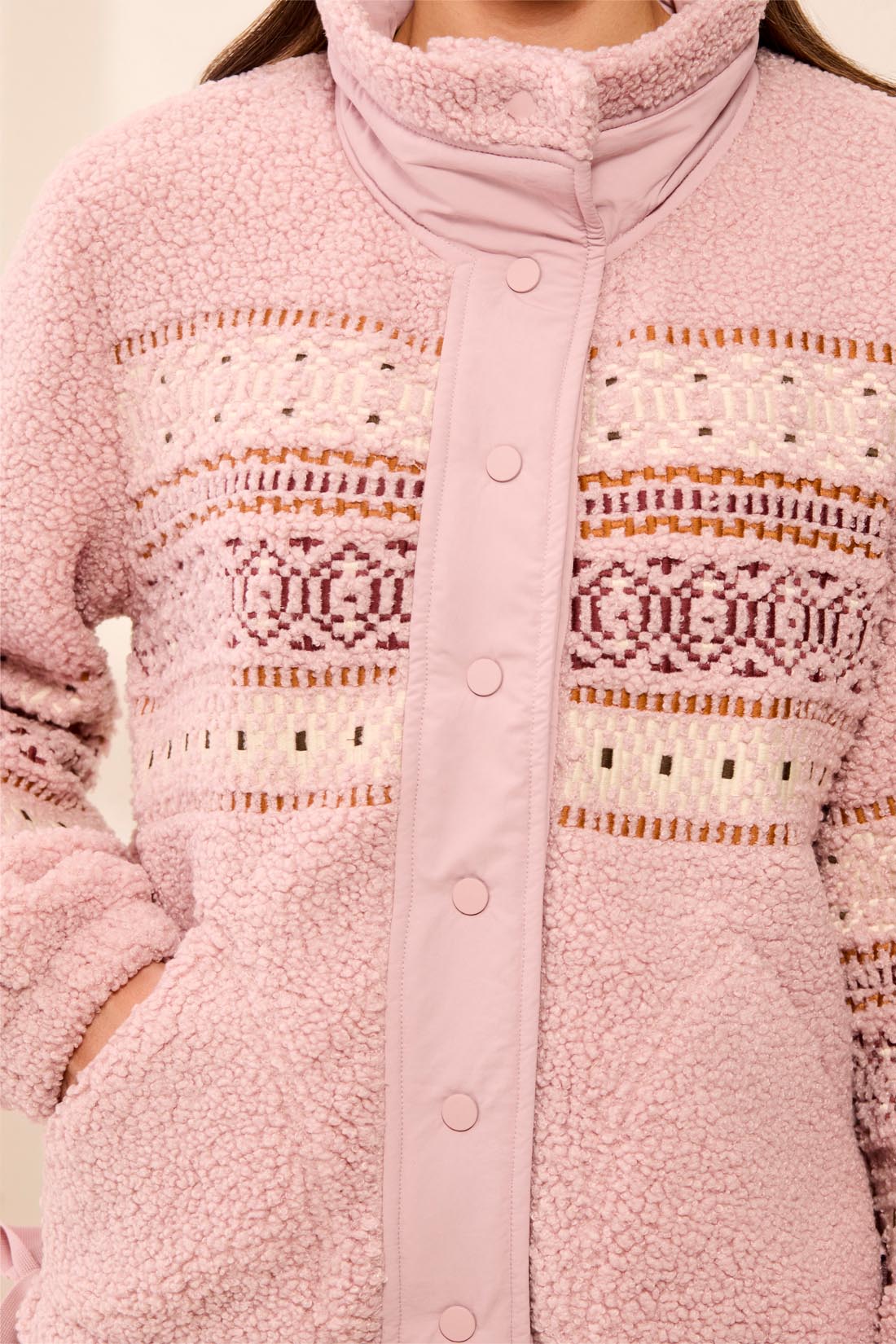 LINED SHERPA JACKET