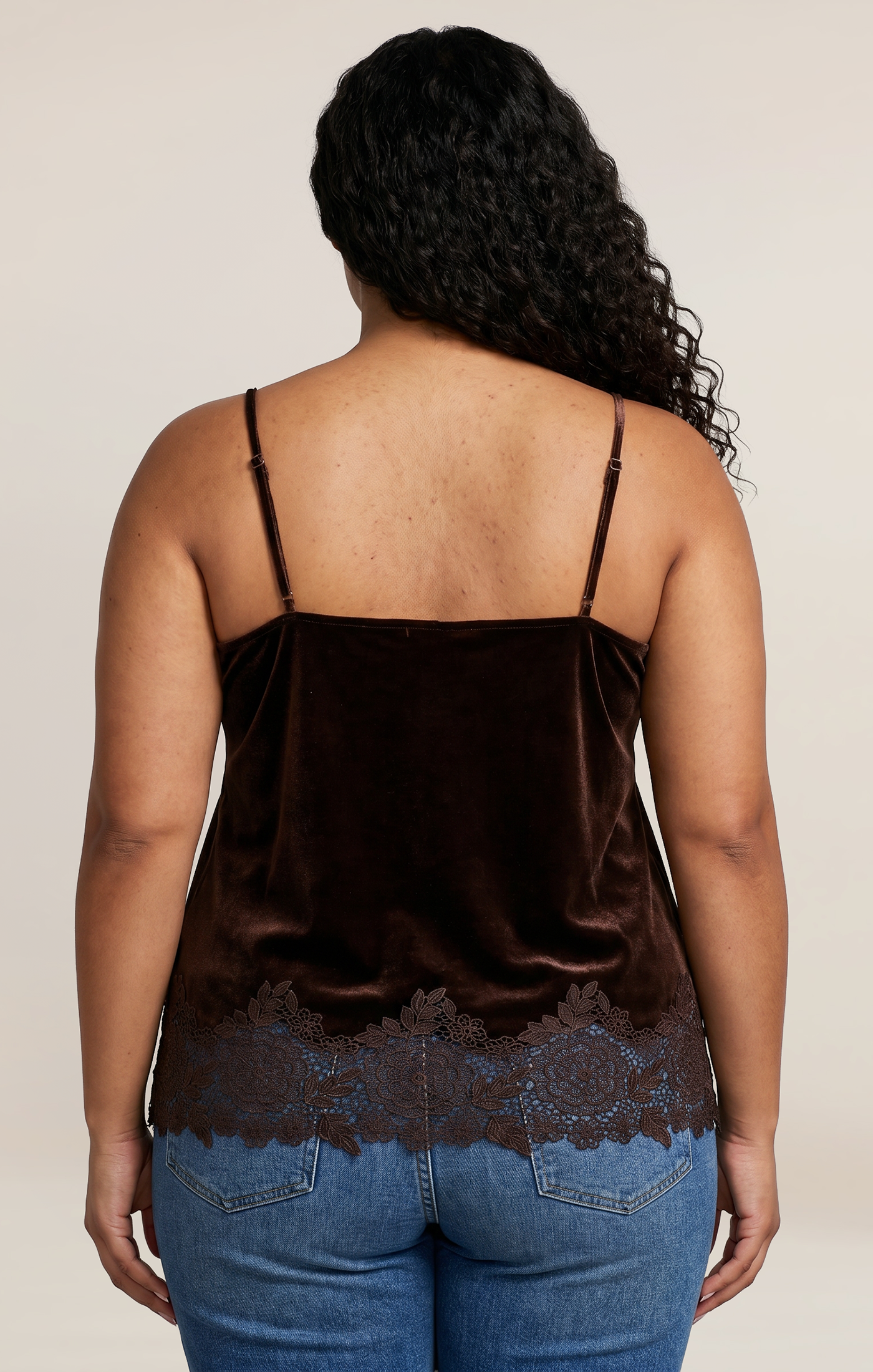 VELVET LACE CAMI