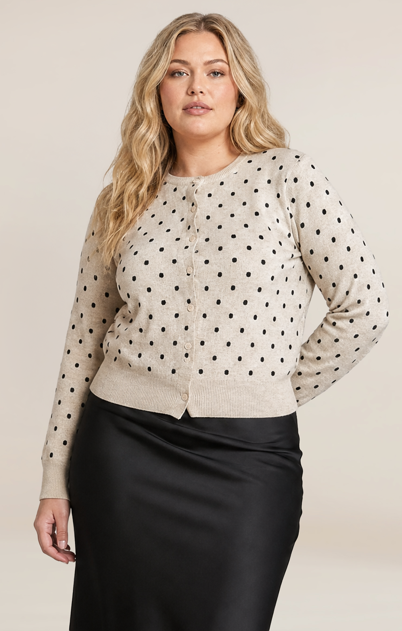 POLKADOT CARDIGAN
