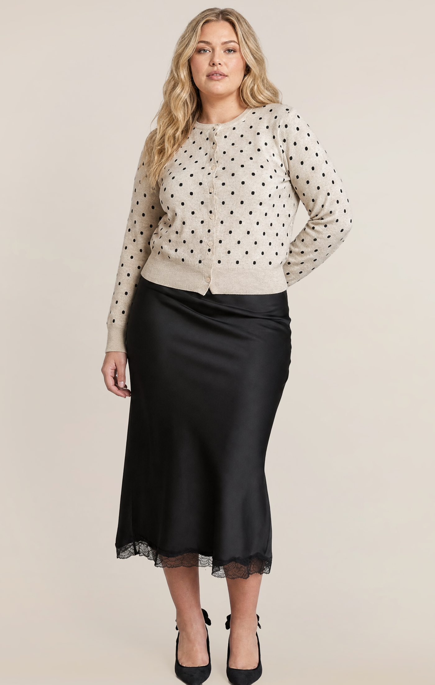 POLKADOT CARDIGAN