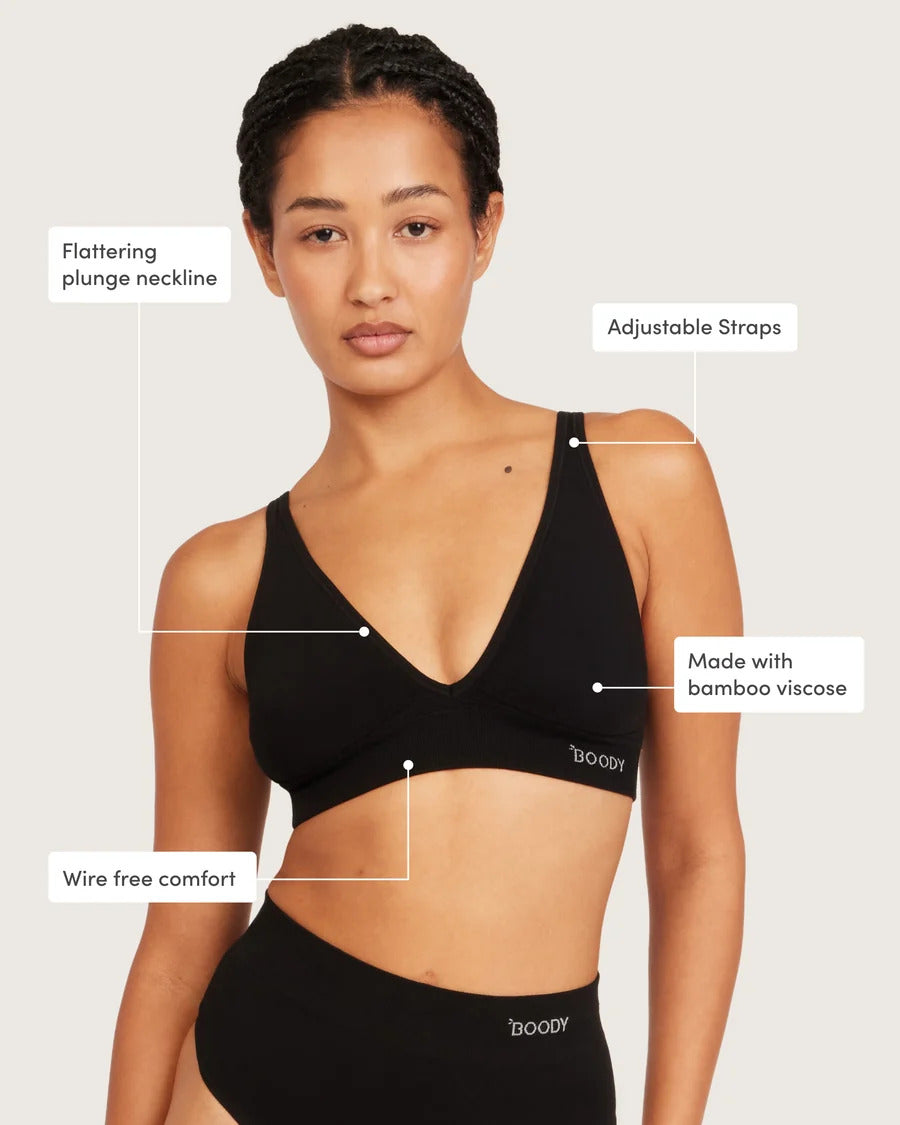 WIRELESS PLUNGE BRA