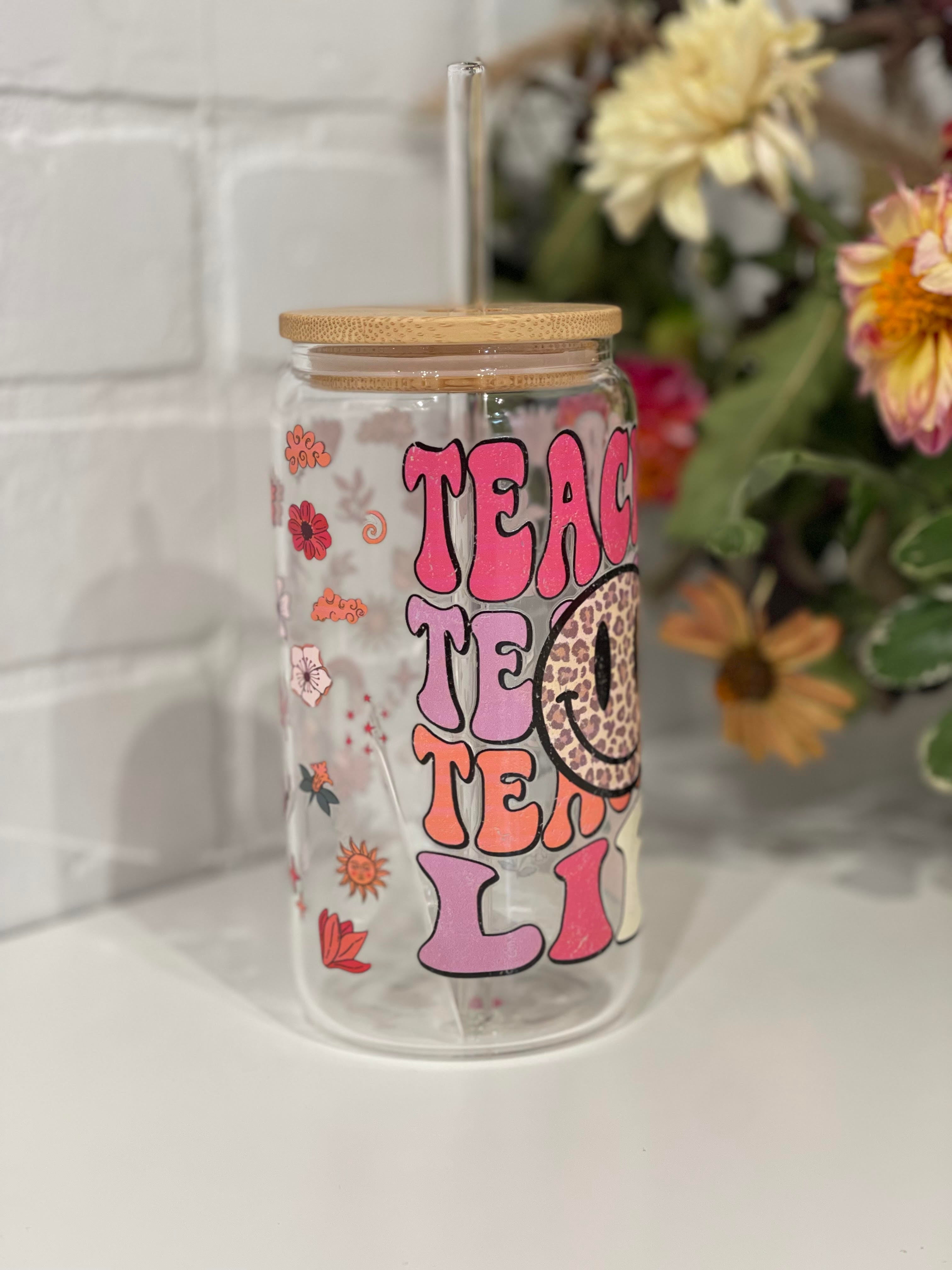 Teacher Life | 16oz Can Glass